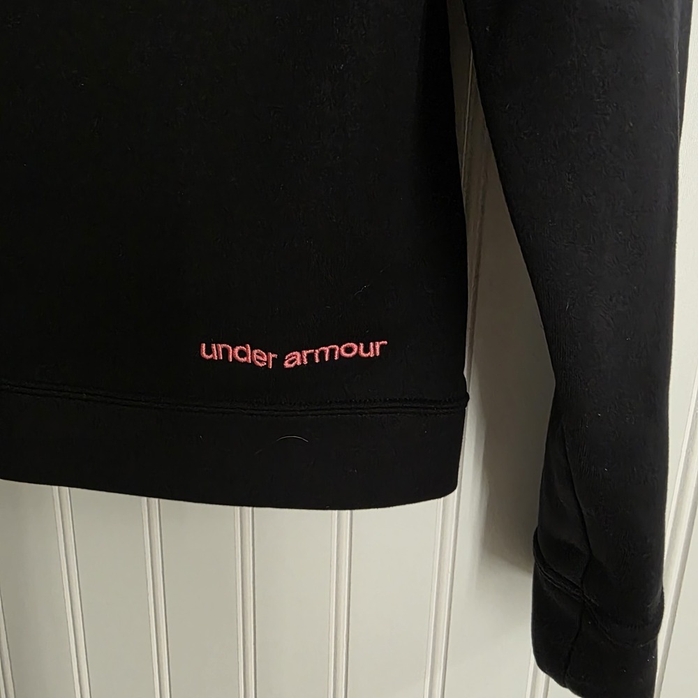 Under Armour Black Hooded Sweatshirt Small - Picture 5 of 9